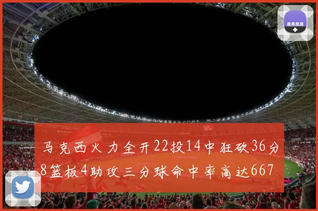 马克西火力全开22投14中狂砍36分8篮板4助攻三分球命中率高达667